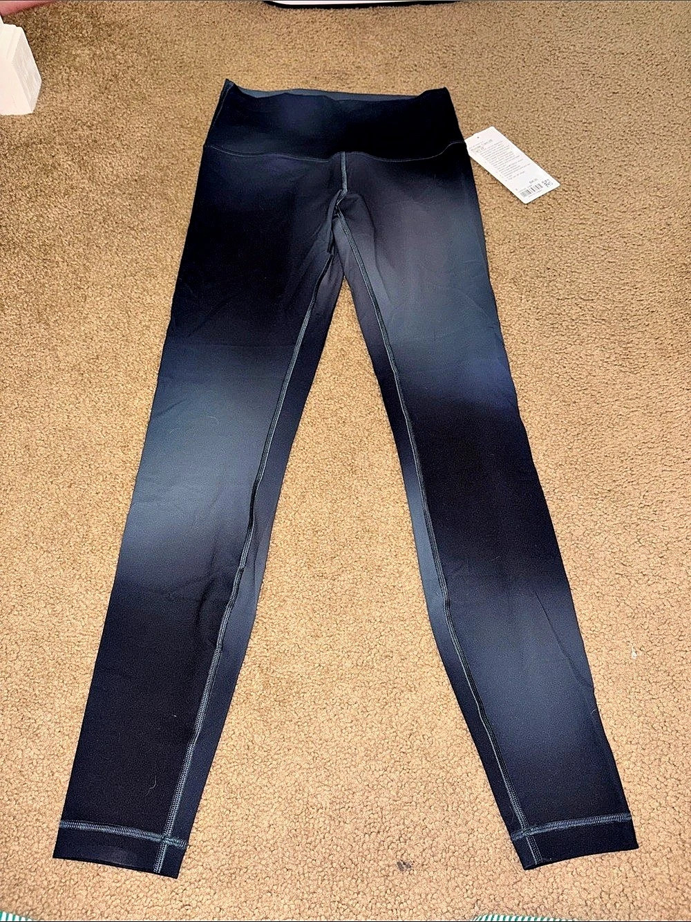 lululemon Wunder Train HR Tight 28" Black Size 8 NWT
